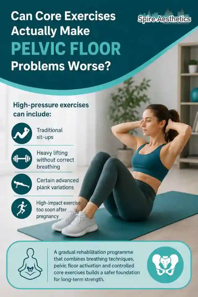 Can Strengthening Your Core Alone Actually Make Pelvic Floor Problems Worse Tipton?
